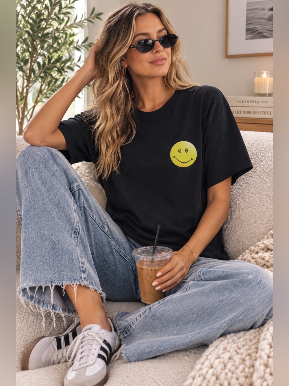 Dazed and Confused Smiley Tee NWT